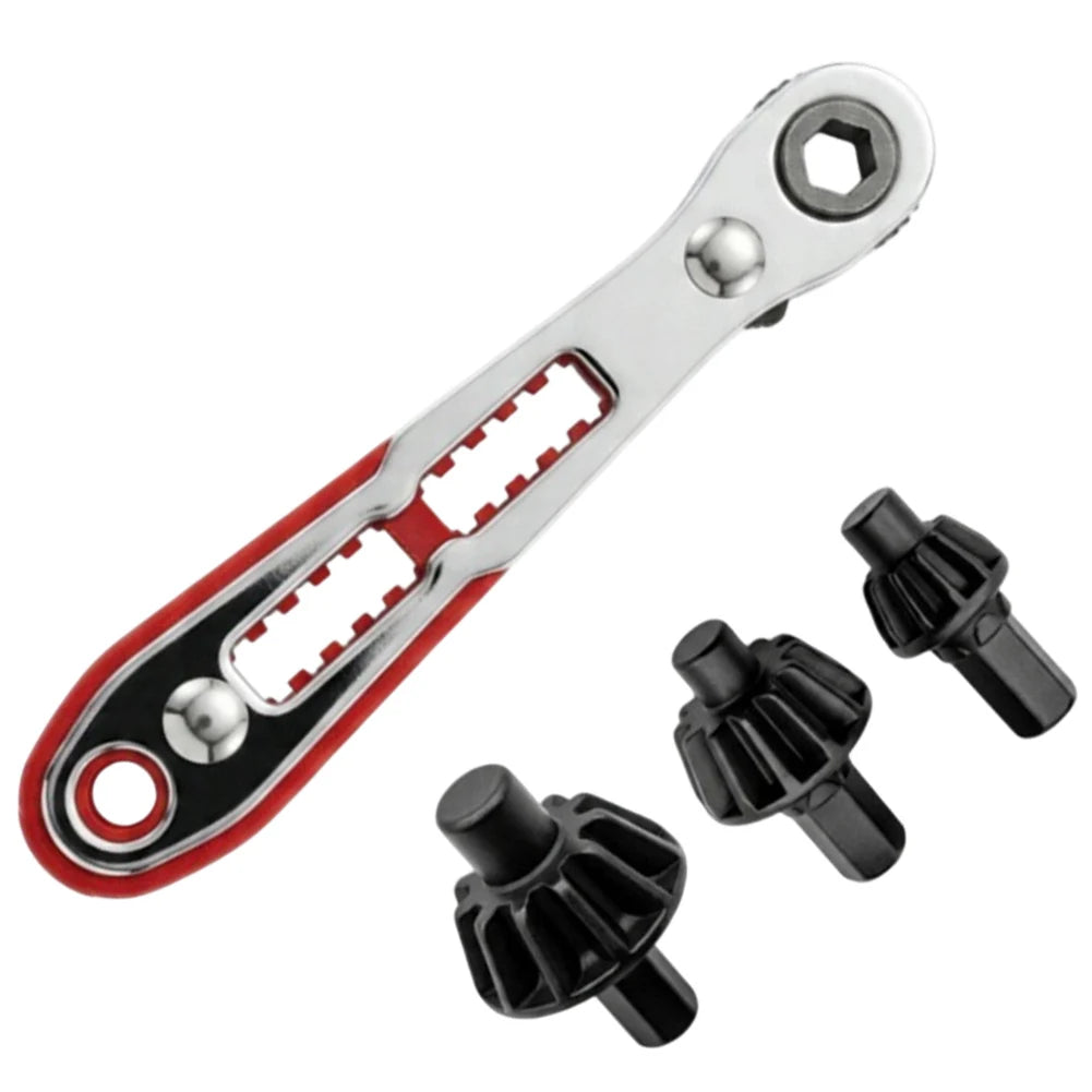 Right Angle Ratchet Screwdriver & Drill Chuck Key Wrench Set Ratchet Chuck Key Wrench Vue China Mainland