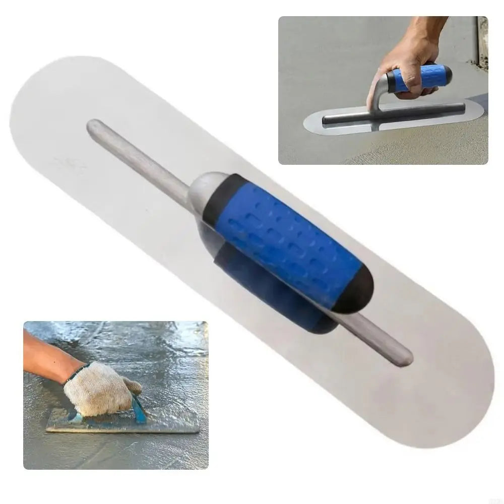 Rust Resistant Rounded Corner Trowel Ergonomic Handle Smooth Plastering Building Plastering Trowel Comfortable Grip Non-slip Vue