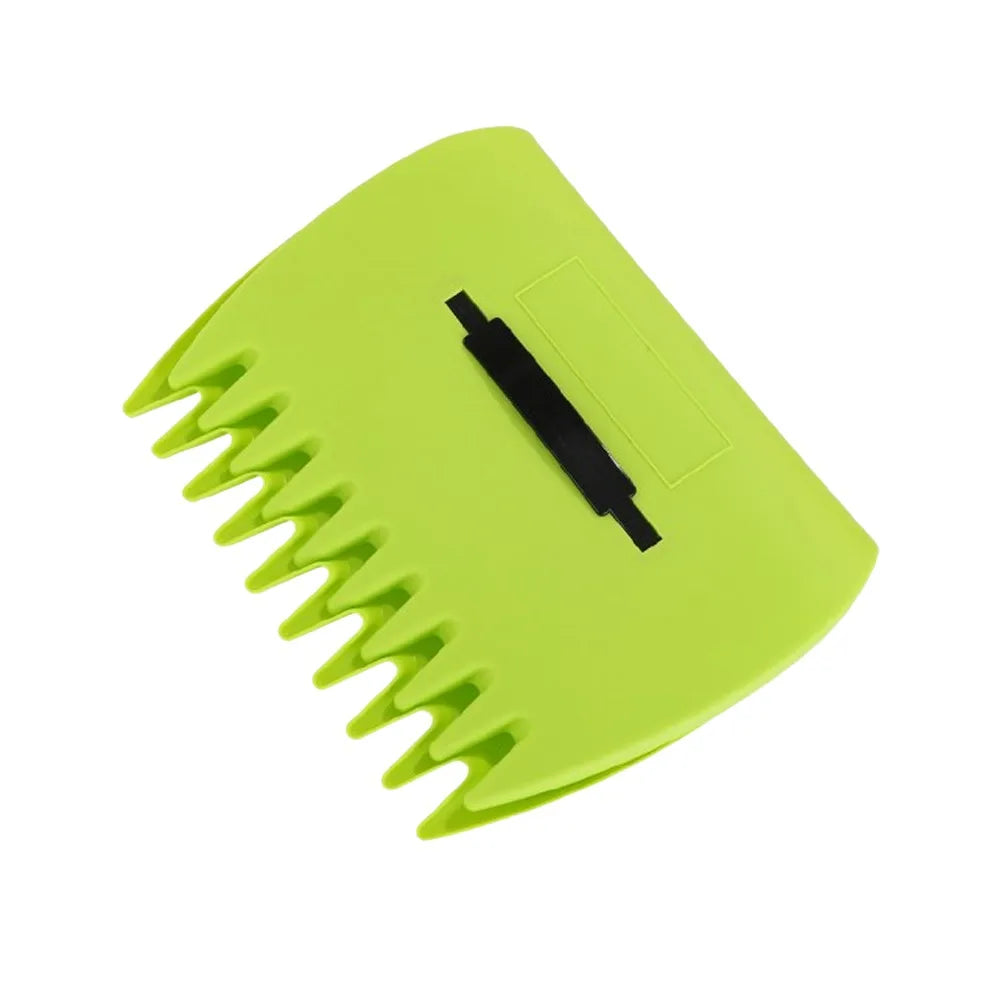 1 Pair Handheld Leaf Catcher Labor-saving Wear-resistant Garden Rake Leak-proof Ergonomic Leaf Scoop Rubbish Pick Up Vue Green