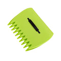 1 Pair Handheld Leaf Catcher Labor-saving Wear-resistant Garden Rake Leak-proof Ergonomic Leaf Scoop Rubbish Pick Up Vue Green