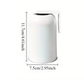 Magnetic Mouthwash Cup 304 Stainless Steel Tooth Brushing Cups Wall Mounted No Punching Household Water Cup Large Capacity양치컵 Vue white