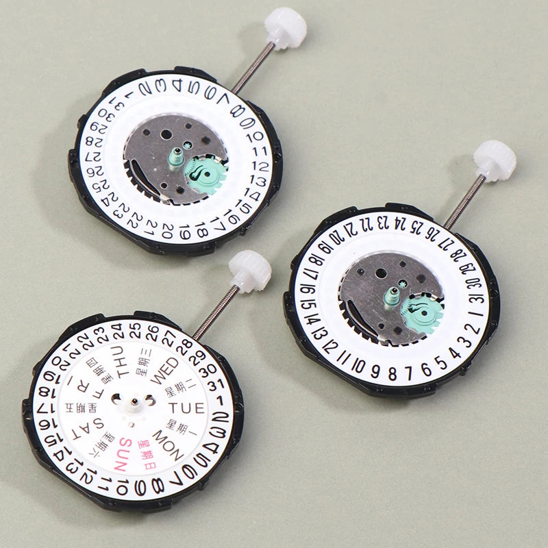 China Sunon SL28 SL28-6 Quartz Movement Three Hands Calendar Date Replacement Cheap Alternative To 2115-20z Movement Vue