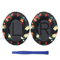 Replacement Headband Head Band Ear Pads Cushion Pillow for Bose QuietComfort 35 II QC35 II Headphones Vue Floral Black