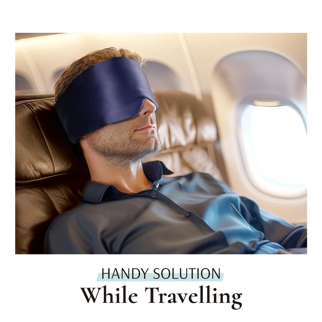 Mulberry Silk Sleeping Mask Eyepatch Blocking Light Eyemask Eyeshade