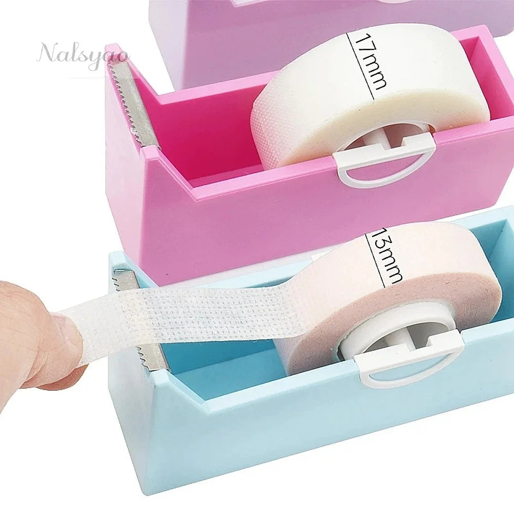 Eyelash Extension Tape Cutter Lash Adhesive Tape Split Tool Plastic Rotating Cutting Makeup Lash Supplies Vue