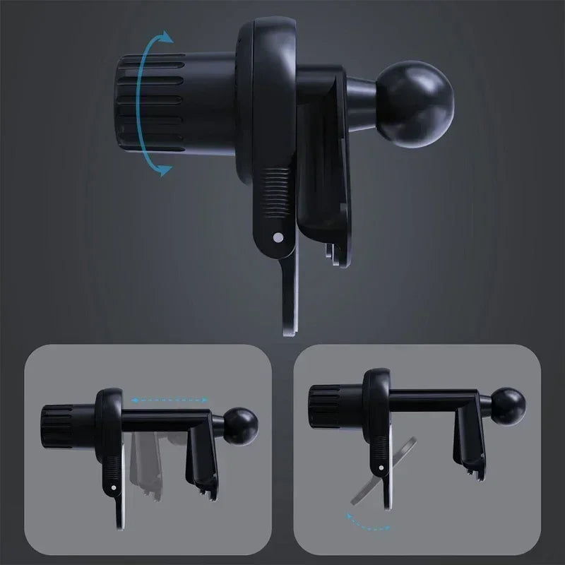 Universal Magnetic Phone Holder for Car Display Screen 360 Degree Rotation Strong Magnet Car Mount for iPhone 15 MagSafe Xiaomi Vue