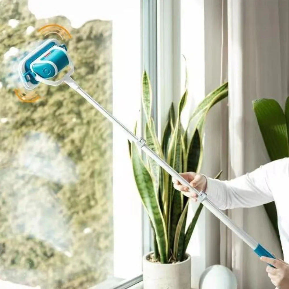 Multifunctional Detachable Electric Mop Wireless Rechargeable Glass Wiper Plastic Efficient Glass Cleaning Tool Shower Door Vue
