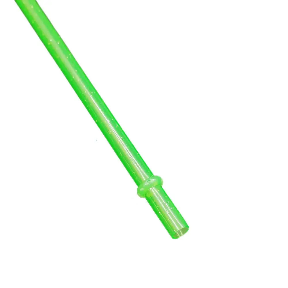 Reusable Gold Powder Plastic Straw Milk Tea Coffee Cup Accessories Vue Green