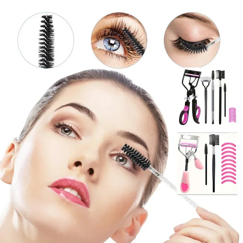 13/15PCS Makeup Tool Set: Eyelash Curler, Eyelash Comb, Eyebrow Comb, Eyebrow Scissors, Women's Beauty Tools Makeup Tool Set Vue