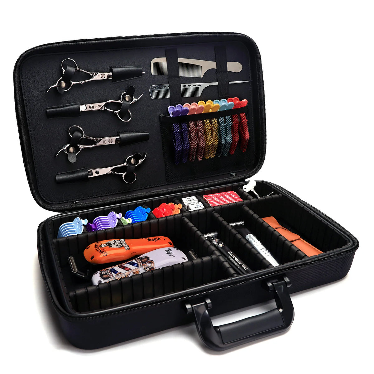 Hair Styling Travel Tool Makeup Bag Barber Large Hairdresser Handbag Professional Salon Hair Cutting Grooming Kit Storage Bag Vue
