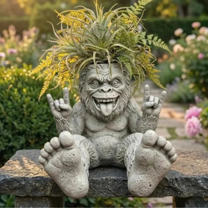 Middle Finger Succulent Cactus Plant Pot Planter Funny Resin Cartoon Animal Desktop Home Garden Office Balcony Novelty Gift Vue A8