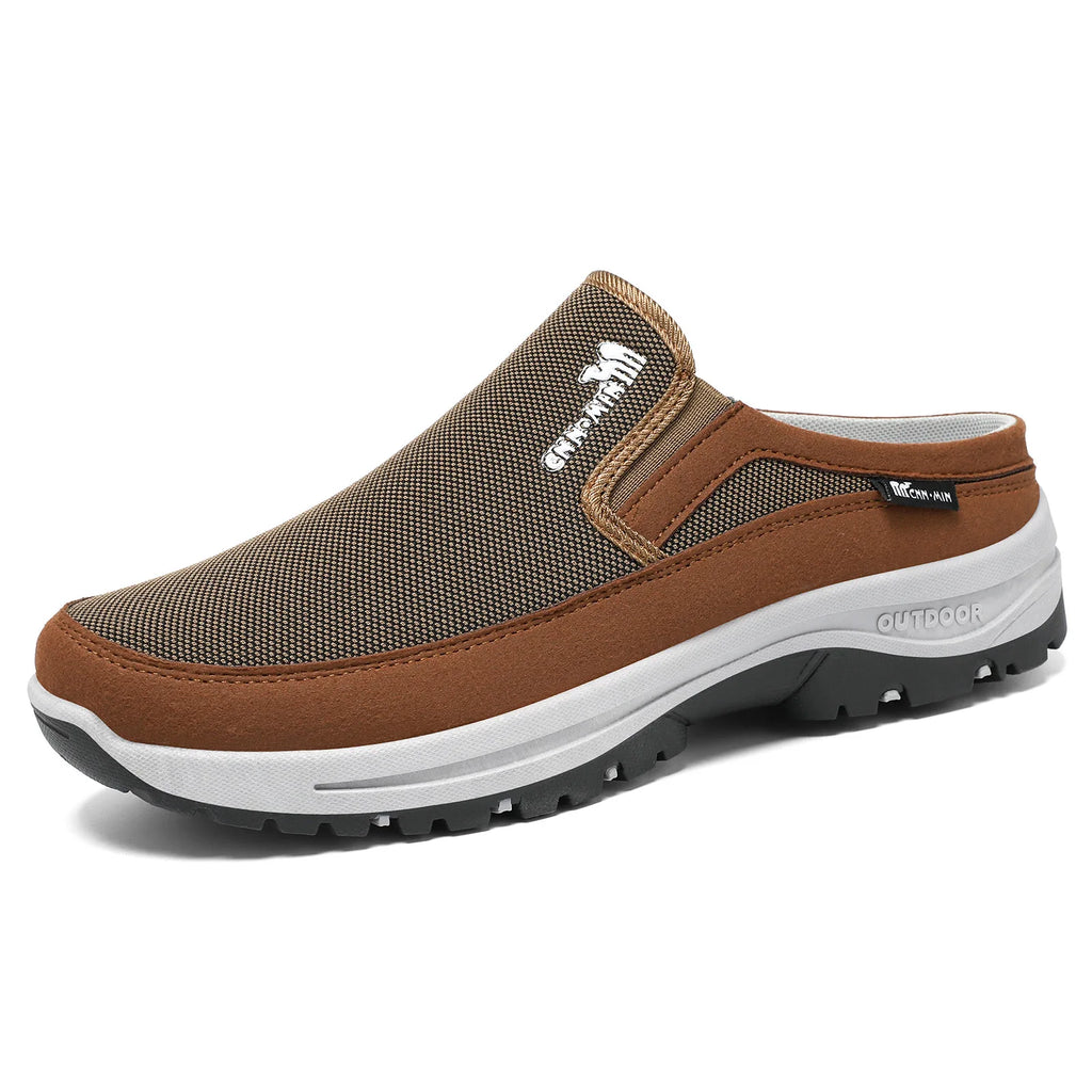 Men's Breathable Casual Slip-On Shoes – Sizes 39–47 Casual Slip-On Shoes Vue DZ B S512 Brown 43