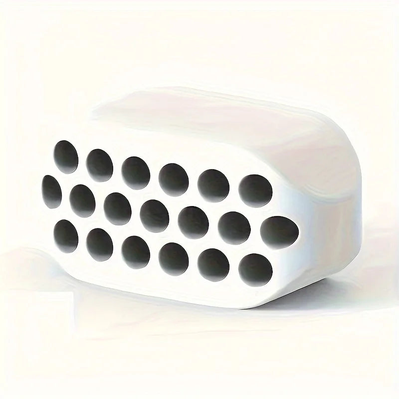 Silicone Jawline Exerciser Ball Facial Masseter Muscle Trainer Jaw Shaping Neck Toning Double Chin Reducer Facial Beauty Tools Vue WHITE