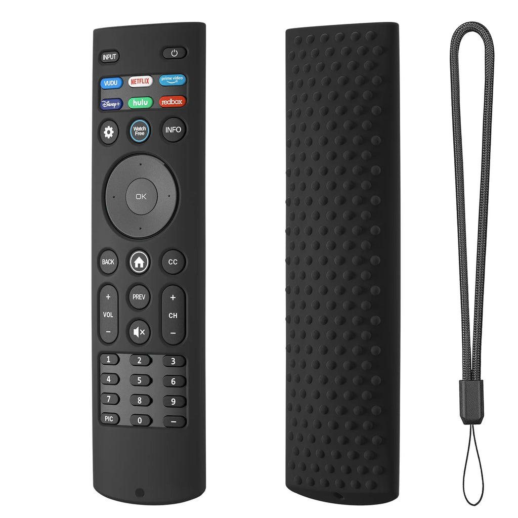 Smart TV for VIZIO XRT140 Remote Control Case Soft Silicone Cover Shockproof Anti-Slip Shell Replacement Smart Remote Control Vue