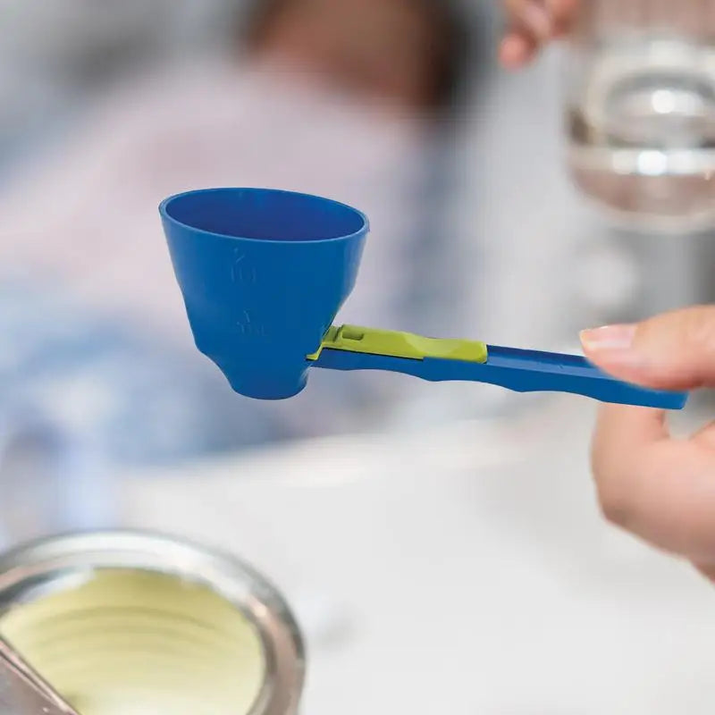Measuring Spoon Funnel – Spill-Proof Long Handle Powder Scoop Measuring Funnel Scoop Vue