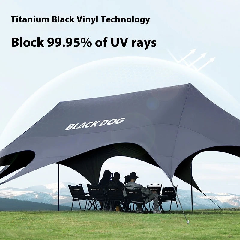Naturehike BLACKDOG Yunman 8-Sided UV Canopy | Quick Setup Outdoor Canopy Shelter Vue