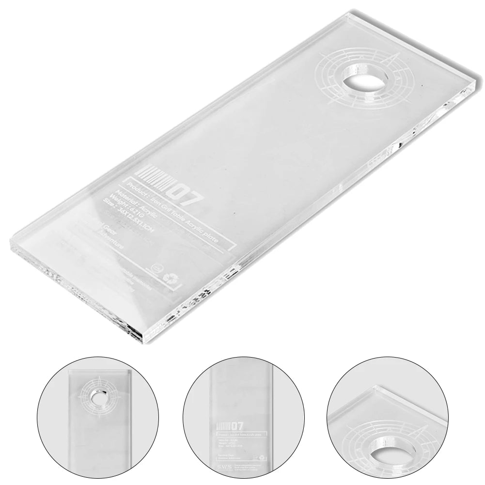 Clear Acrylic IGT Table Board 0.5 Unit | Luminous Camping Table Camping Table Board Vue