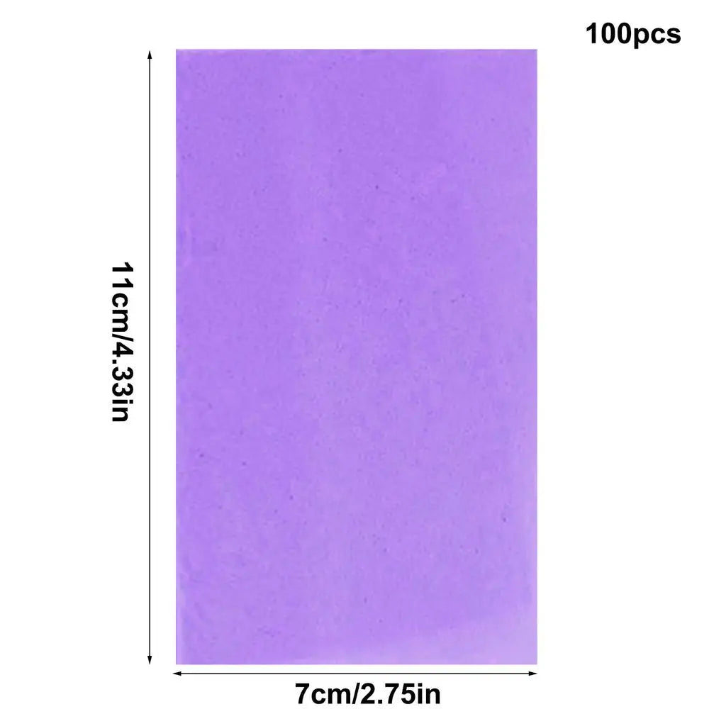100Pcs 11x7cm Water Soluble Floor Cleaning Sheets Multipurpose for Mopping Tiles Wood Hardwood Wall Linoleum Effective Cleaner Vue C