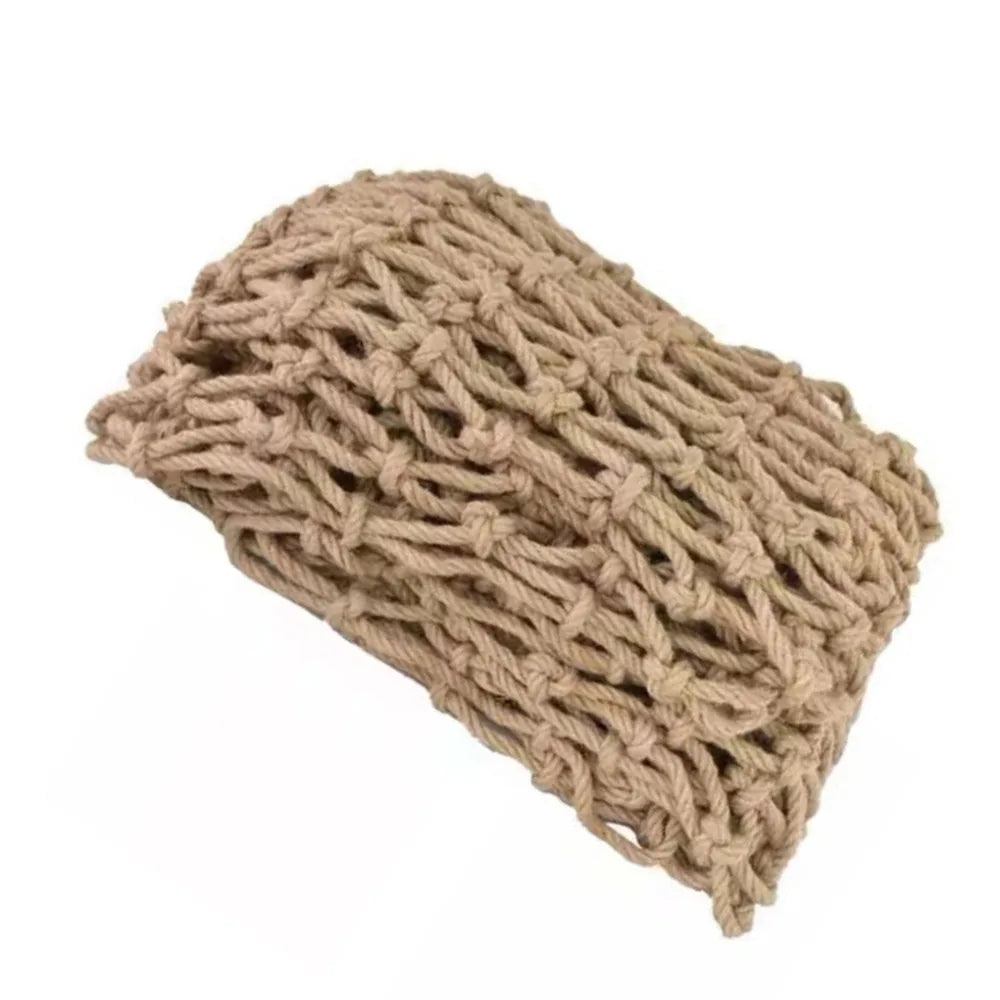 Protect Plants Fruit Climbing Plant Support Net Reusable Hemp Mesh