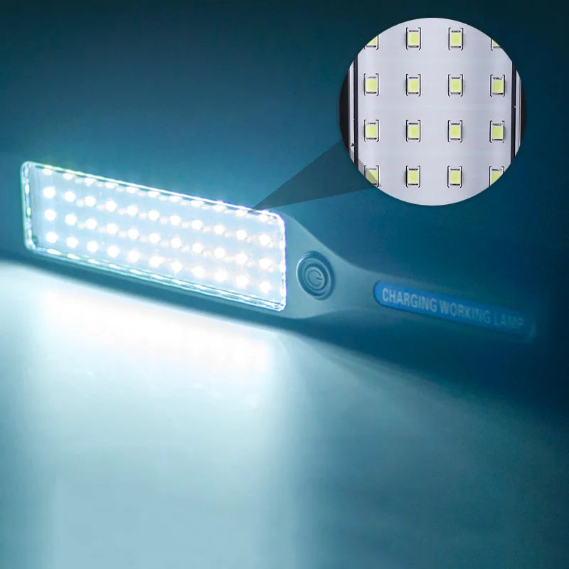 LED Flashlight Work Light USB Rechargeable Magnetic Emergency Work Lamp Hanging Car Inspection Repair Handheld Camping Lantern Vue