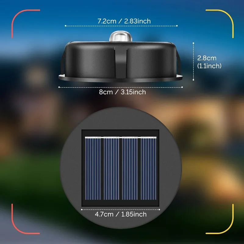 1-20PCS Novelty Hollow Solar Projection Lamp Replacement Cover Waterproof Pattern Light Shade Decorative Garden Accessories Vue