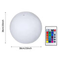 16 Color LED Beach Ball, 4 Adjustable Light Modes Inflatable Glow Ball, Flashing Swimming Pool Toy for Kids Adults Party Vue A