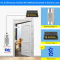 Standalone Outdoor Access Control System Kit IP67 Waterproof Metal Keypad 3000 RFID Card Reader Wiegand Controller with Locks Vue Kit 10