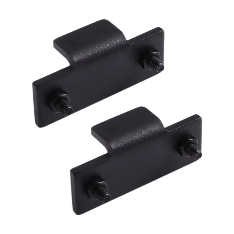 Hot-1 Pair Black Turntable Dust Cover Repair Tabs Hinge Kit For Technics Vue