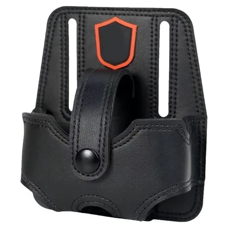 ABKW-Carrying Convenient Mini Tape Measure Tool Set Microfiber Leather Pouch Thickened Repair Tools Belt Large Vue Black
