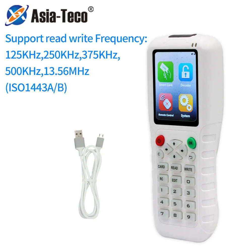 Full Frequency Decode Function Handheld 2.8'' Display Rfid Duplicator Reader Writer Copier New Upgrade Support Hundreds of Chips Vue Default Title