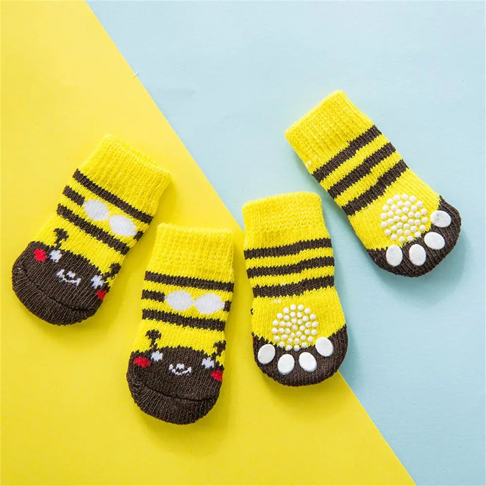Chewable fabric Multi-style Breathable Resilient Universal for cats and dogs Cotton socks Pet socks Dog socks Pet supplies Vue