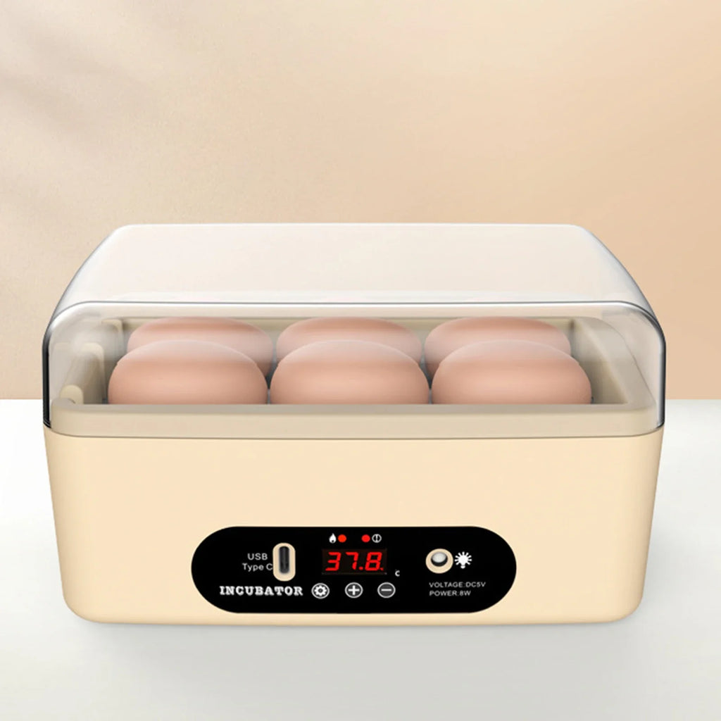 Egg Incubator Automatic Flipping Intelligent Digital Poultry Egg Hatcher Machine Egg Candler Chicken Hatcher for Birds Farm Tool Vue
