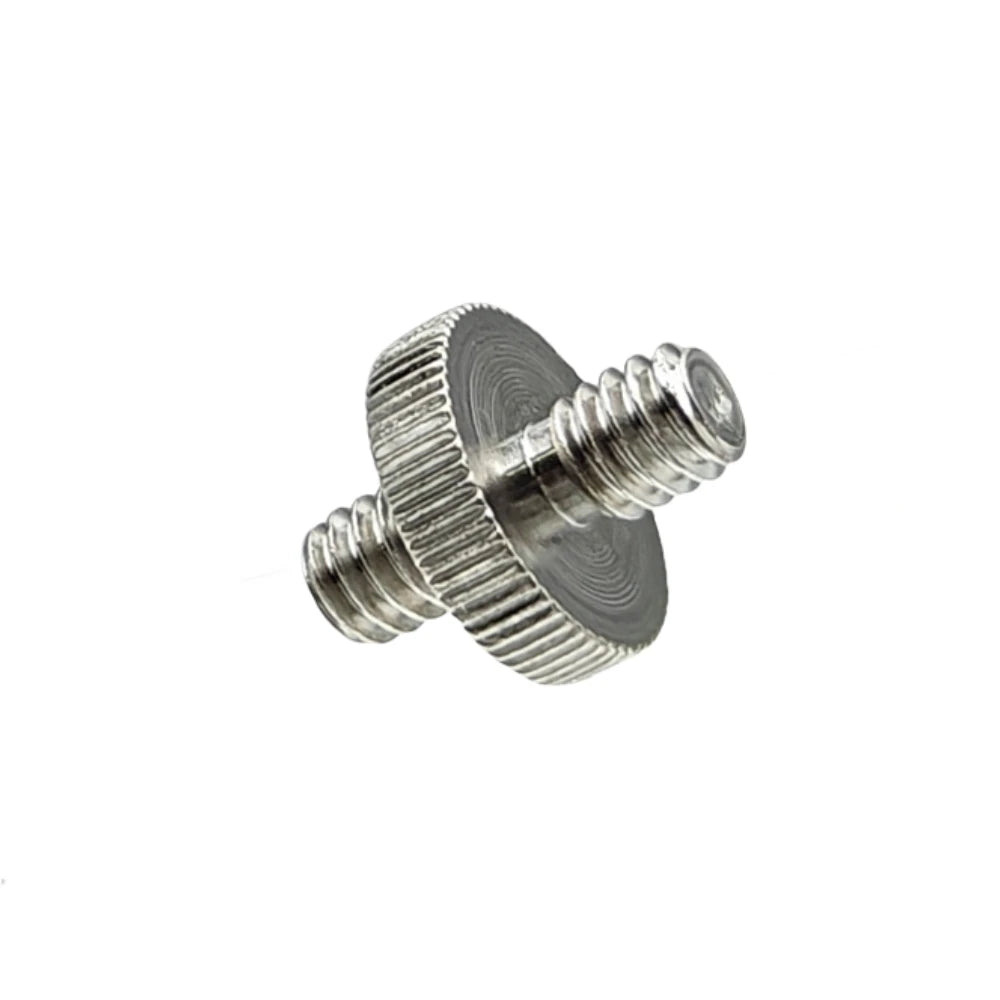 Metal Double Male 1/4 Inch Adapter Screw 1/4" Male to 1/4" Male Threaded Supports Tripod Stand Action Camera Accessories Vue