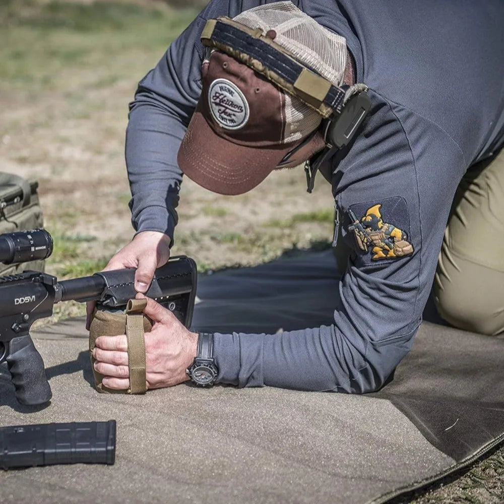 New BB Sandbag Tactical Fixed Support Frame Shooting Support Sandbag, Aiming At Lying Sandbag, Aiming At Fixed Bag Vue