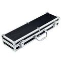 Shockproof Aluminum Alloy Tool Box Impact Resistant Drop-Resistant Cash Storage Box Handheld Wear Resistant Vue E 36x10x5.8cm