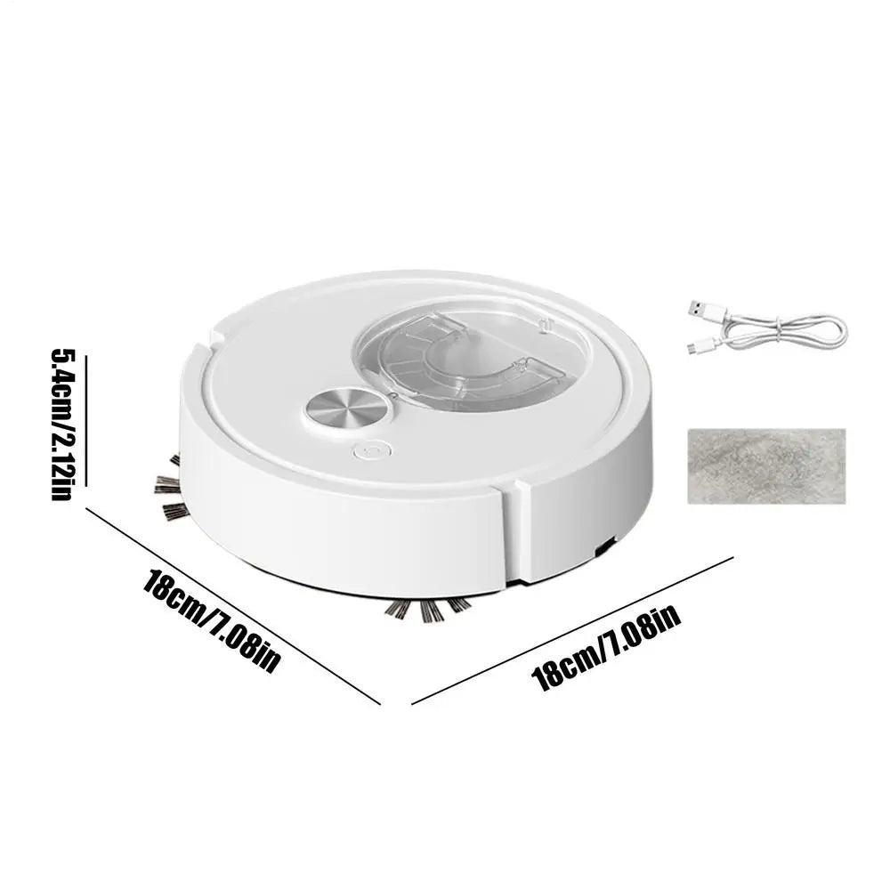 300 Mah Self Cleaning Robot Vacuum Smart Cleaning Device Type-C Rechargeable Floor Robot Vacuum For Pet Hair Dust Carpet Vue B