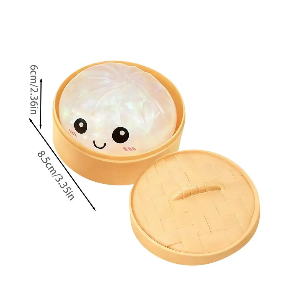 Cute Colorful Dumpling Squeeze Toy Cartoon Squeeze Dough for Kids Adult Party Favors Easter Basket Stuffers Classroom Home Vue A