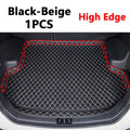 Trunk Mat For Volkswagen VW Tiguan L Pro MK3 2025 2026 2027 5-Seats Leather Car Cargo Cushion Liner Boot Carpet Pad Accessories Vue Lower Level High Edge