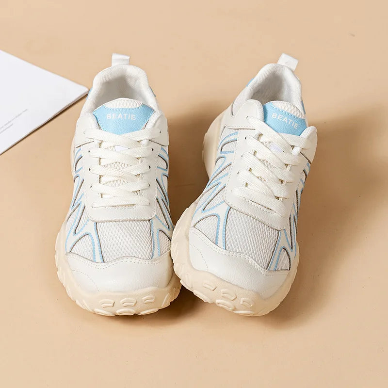 Women's Breathable Training Shoes – Casual Outdoor Sport Flats Women's Sport Flats Vue W26703-Blue 35