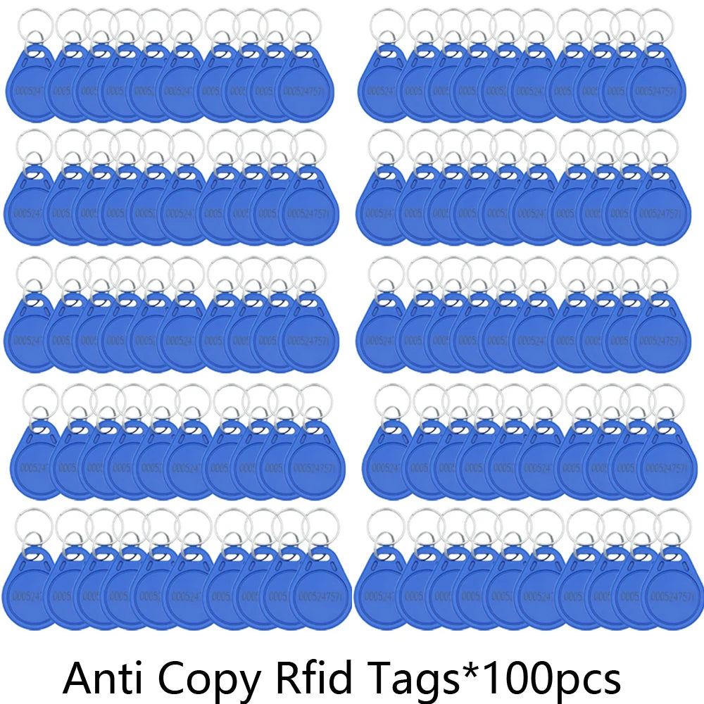 Anti-Copy RFID Reader Access Control Kits Wiegand Output Slave Card Reader Uncopy Rfid Card keyfobs No Relay Vue Anti copy key