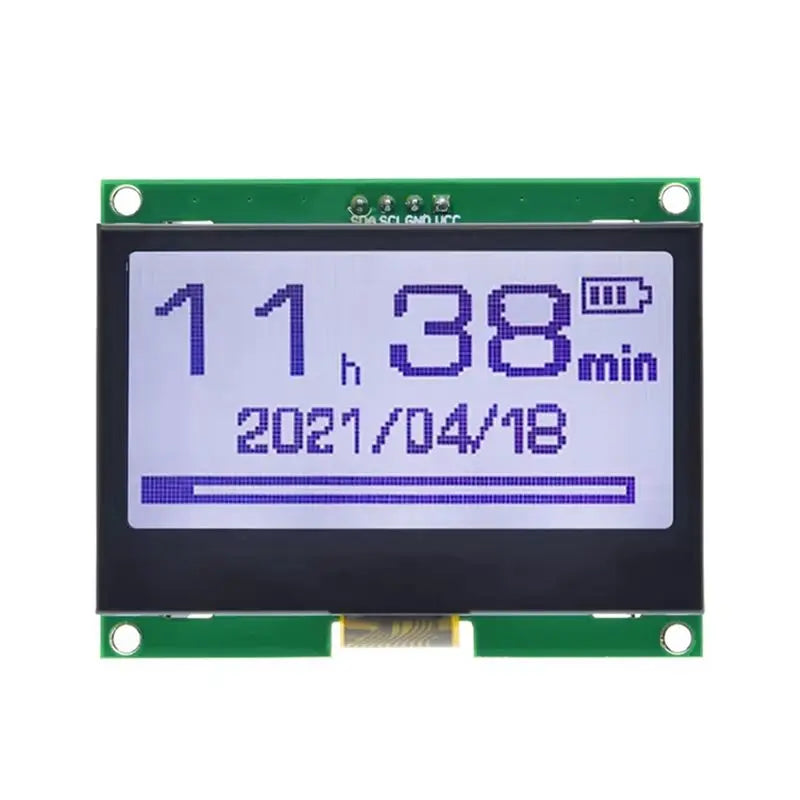 Hot-I2C LCD Module 128X64 12864 IIC ST7567S COG Graphic Display Screen Board LCM Panel Dot Matrix For Arduino C Vue As Shown C
