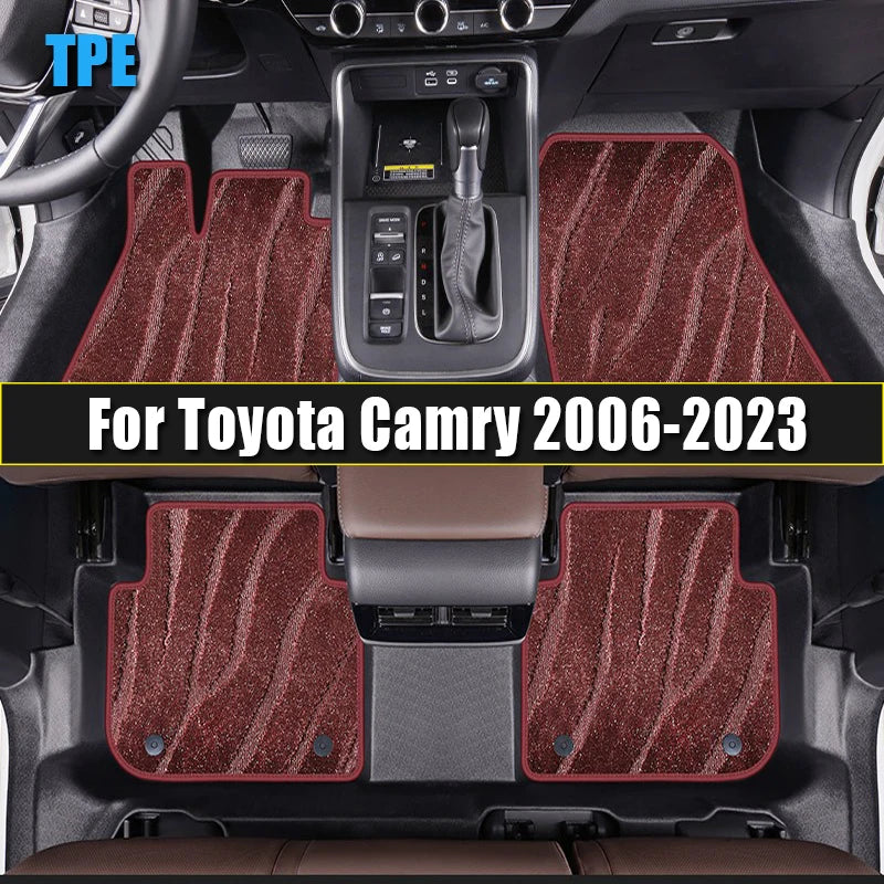 Car Special Floor Mat For Toyota Camry 2006-2011,2012-2023 Interior Accessories TPE Wear-resistant Carpet Tapestry Styling Vue