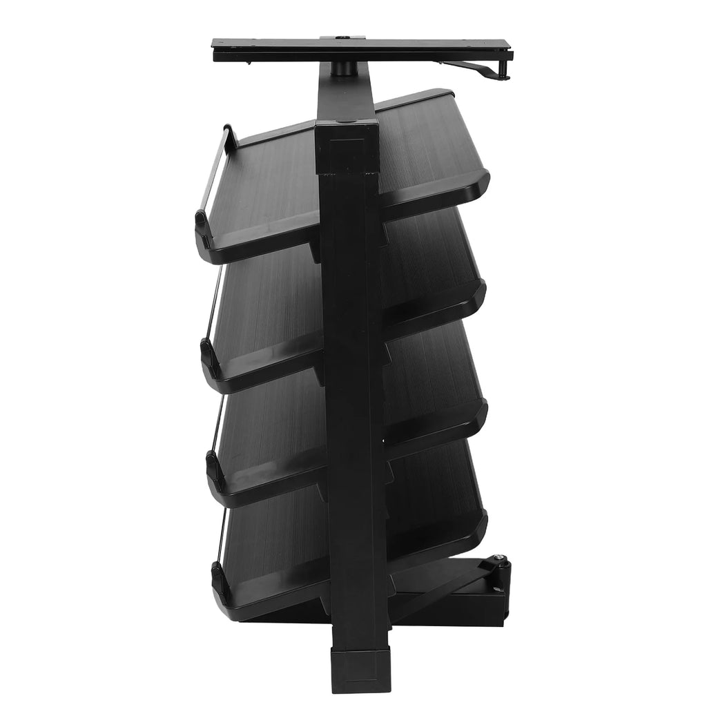 4-Tier Rotating Metal Shoe Rack – Adjustable Space-Saving Rotating Shoe Rack Vue