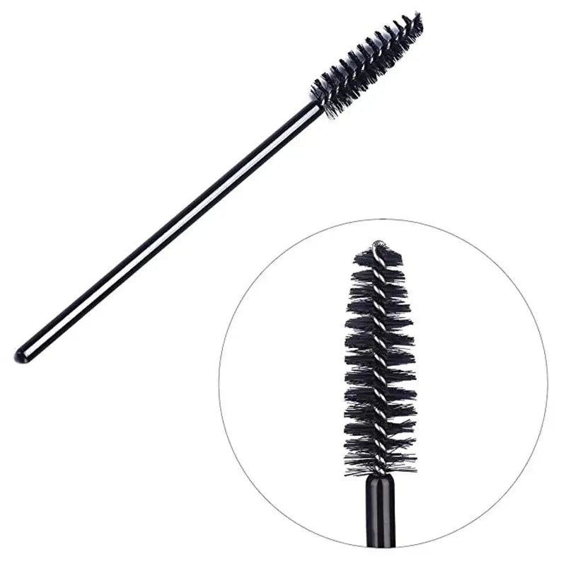 50/1000pcs Disposable Eyelash Brushes Eyelashes Extension Tools Eyebrow Brush Mascara Wands Applicator Spoolers Makeup Tools Vue