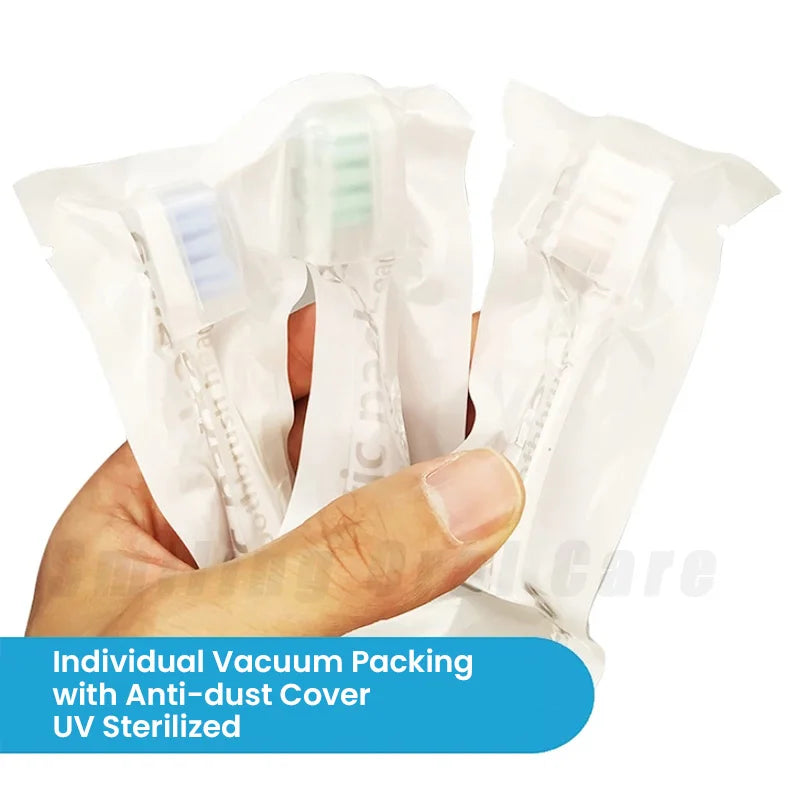 Replacement Toothbrush Heads For T700/T300/T500/MES601/MES602/DDYS01SKS Electric Toothbrush Brush Head Seal Package Nozzles Vue