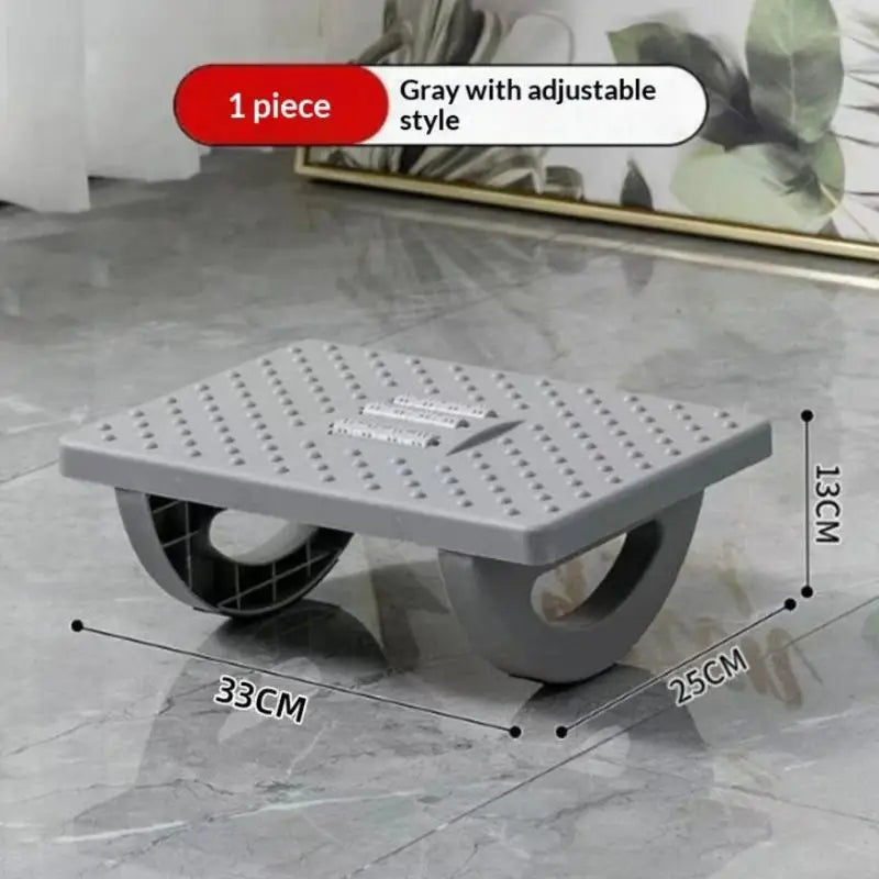 Ergonomic Portability Foot Rest Under Desk Footrest Foot Stool With Massage Rollers Non Slip Support Foot Rest For Home Office Vue A