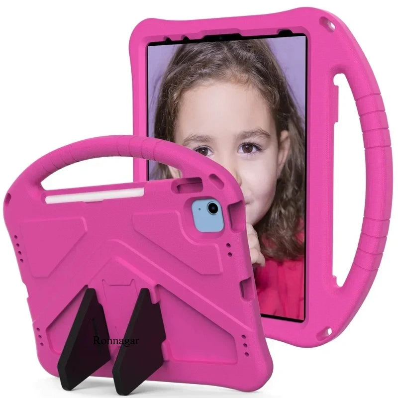 Ronnagar EVA Kids iPad Case with Stand – All Models 2024–2025 Kids Tablet Case Vue