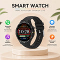 Smart Watch 2026 1.50 inch HD Screen Bluetooth Call Message Reminder Life WaterProof Multi-Sport Mode Men Women Perfect Gift Vue Black