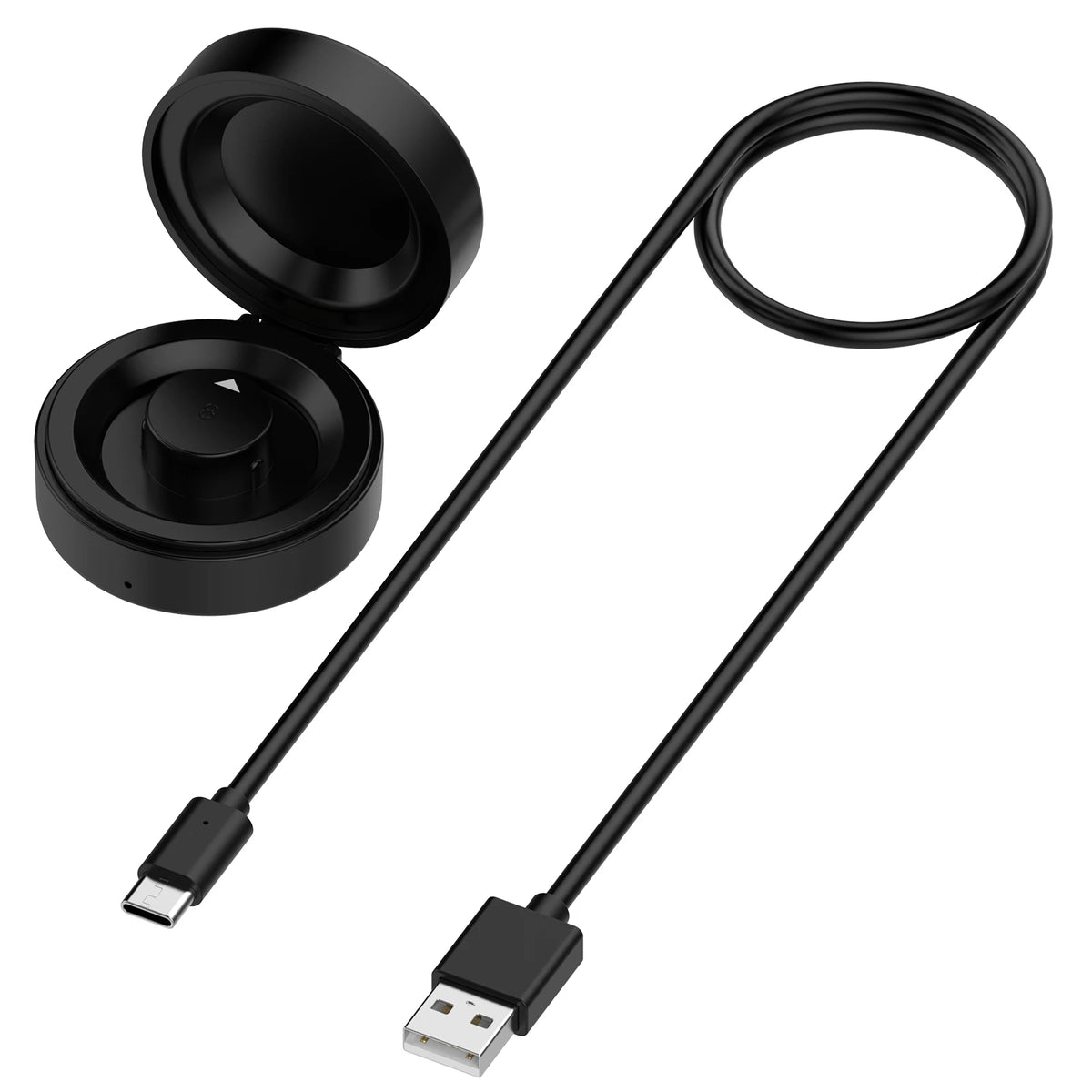 Compatible for Oura Ring Gen 4 Charging Case, Portable Wireless Charger Dock with Built-in Battery & Safe Protection + USB-C Vue Size 8