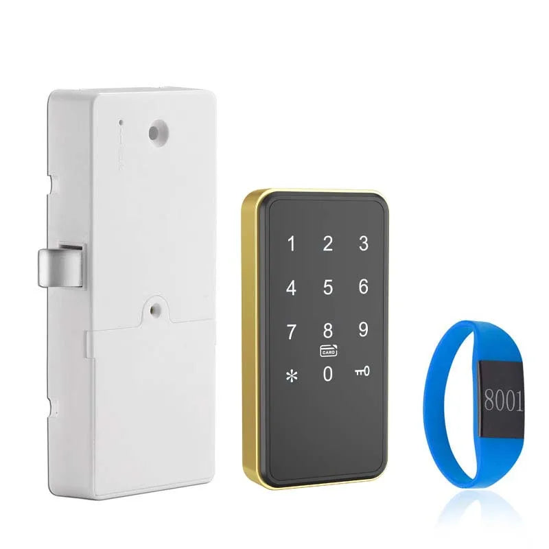 Touch Numeric Keypad Password RFID Card Key Digital Electronic Cabinet locker lock wholesale Vue Golden